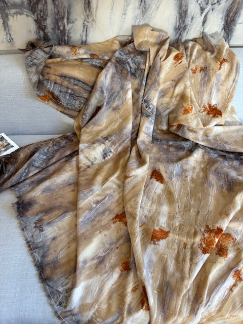 Eco Dye 100% NZ Wool Wrap/Throw