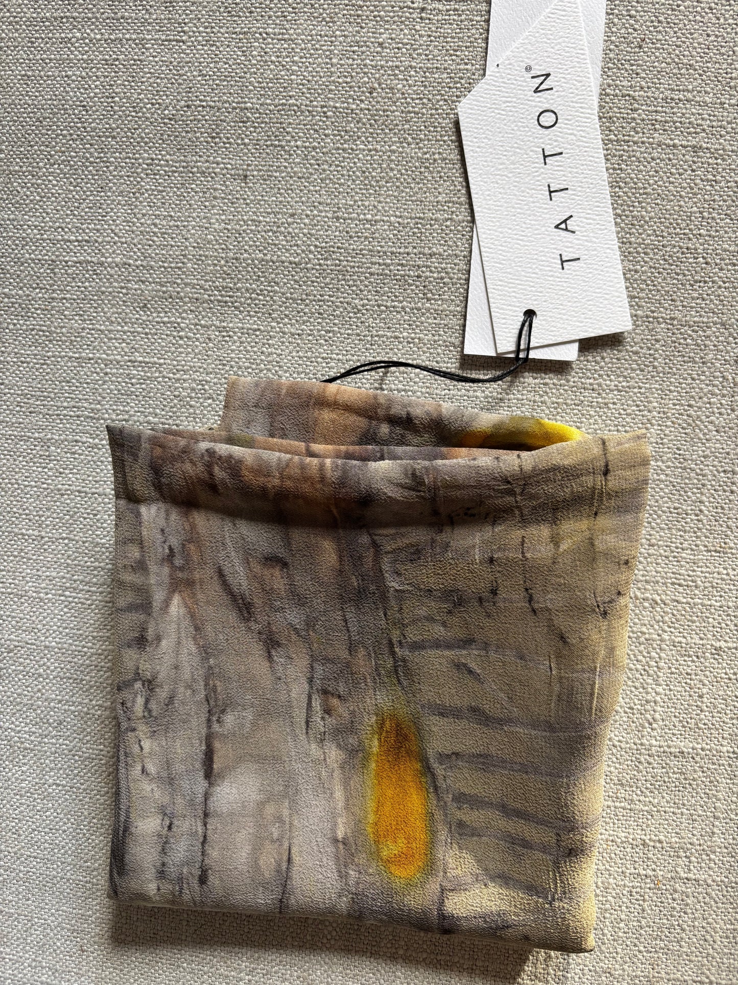 100% silk eco dyed wrap
