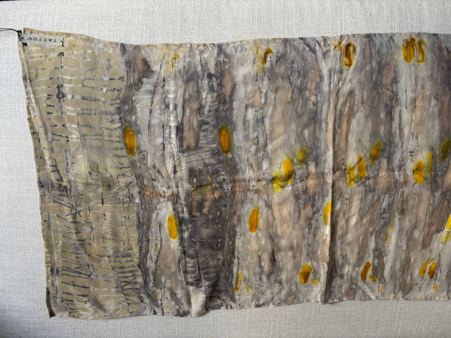 100% silk eco dyed wrap