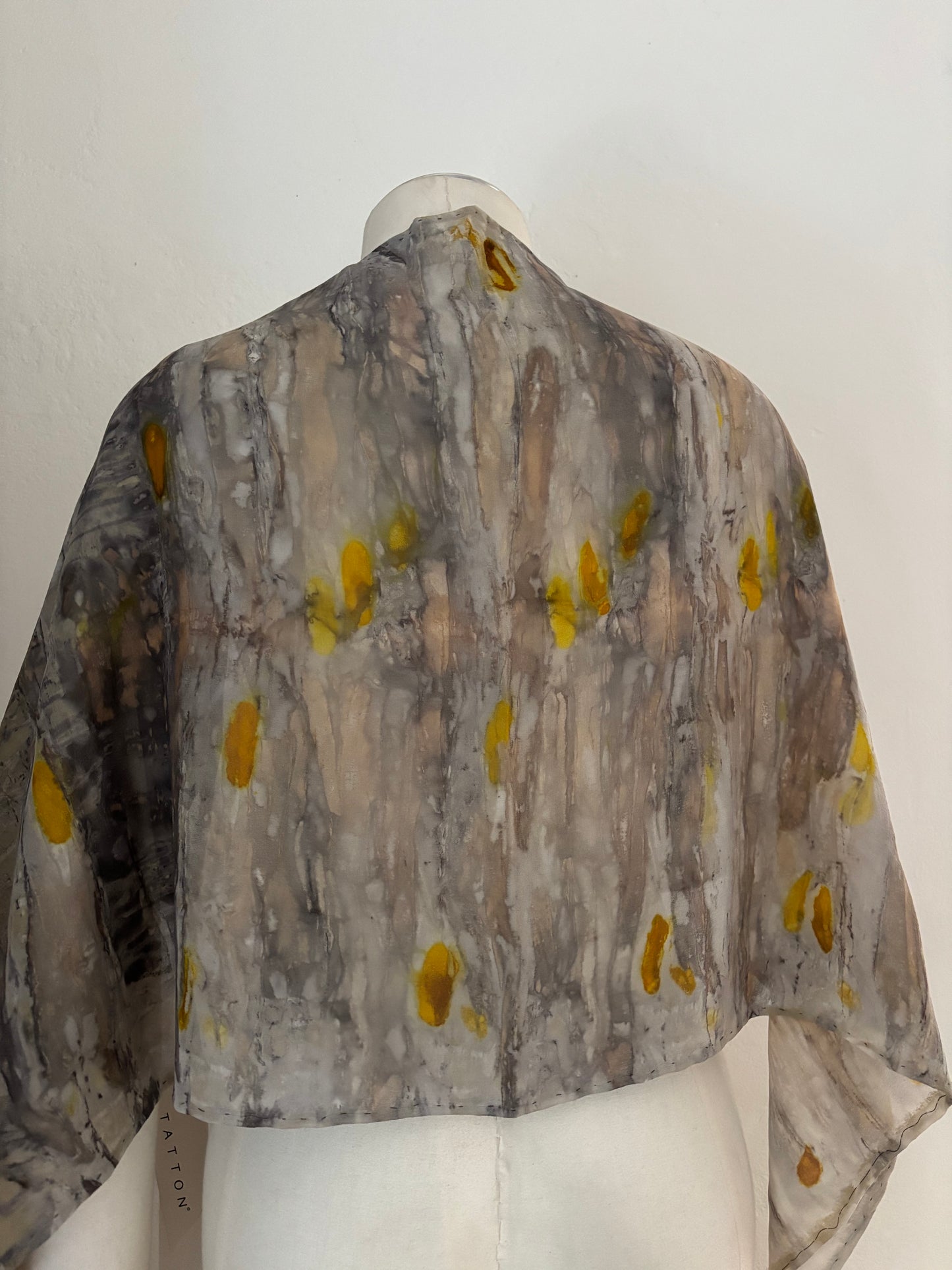 100% silk eco dyed wrap