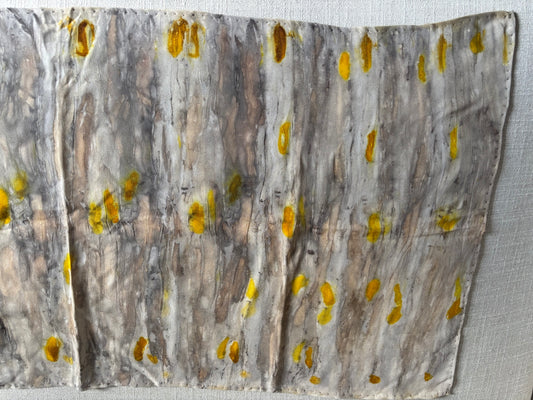 100% silk eco dyed wrap